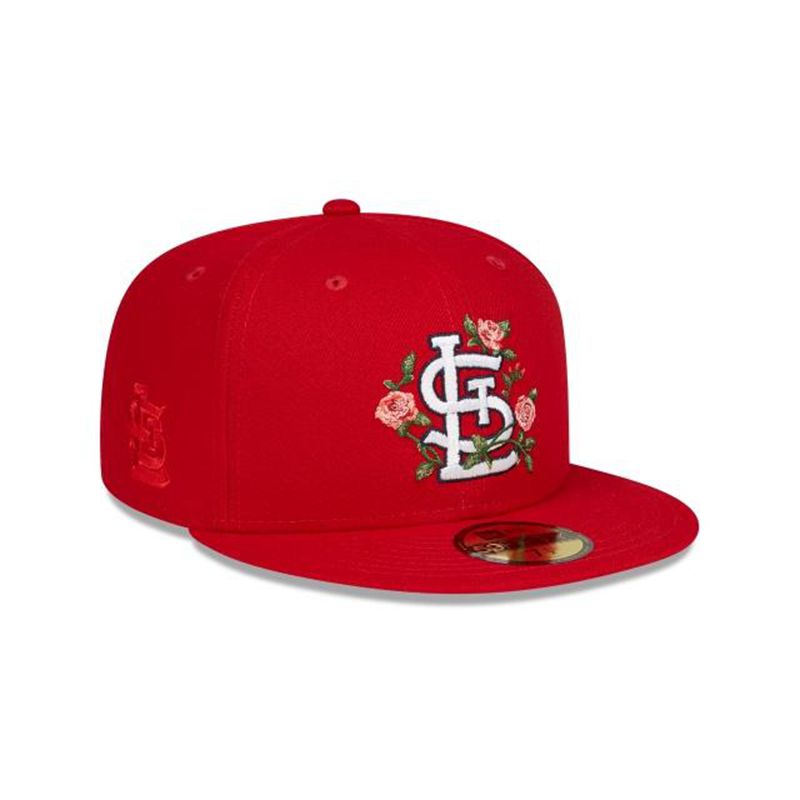 MLB St. Louis Cardinals Bloom 59Fifty Fitted (SED5818) - Red New Era Caps